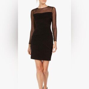 Ralph Lauren Black Mesh Panel Bandage Mini Dress – Size 4